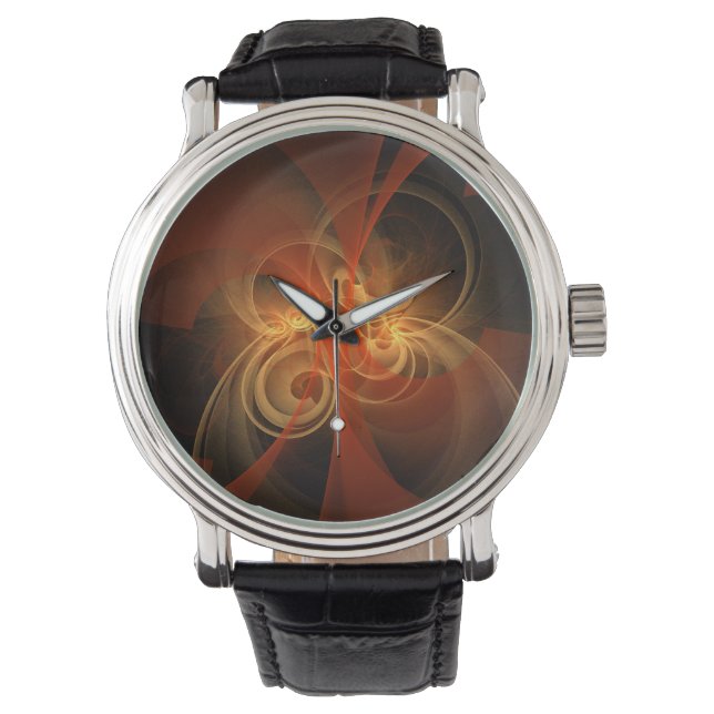 Morning Magic Abstract Art Watch (Front)