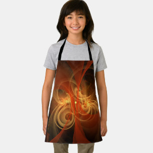 Morning Magic Modern Abstract Light Energy Art Apron