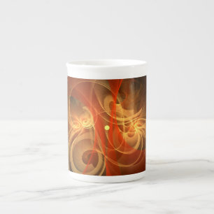 Morning Magic Modern Abstract Light Energy Art Bone China Mug