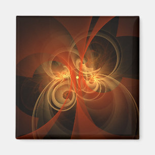Morning Magic Modern Abstract Light Energy Art Magnet