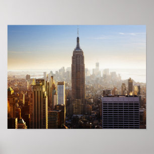 Morning Manhattan Skyline Poster