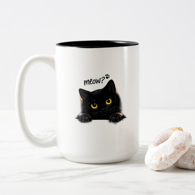 Morning Meow Mug (With Donut)