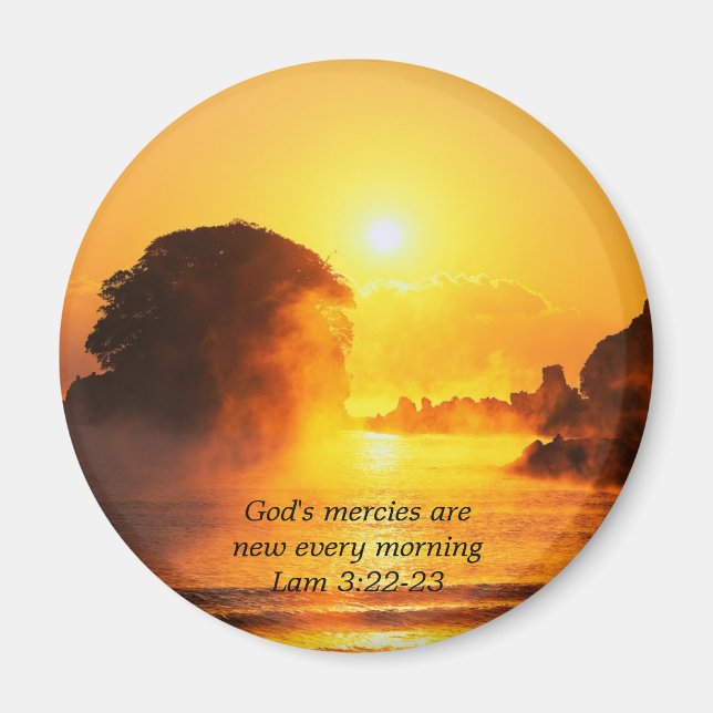 Morning Mercies Magnet (Front)