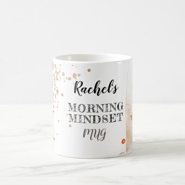 Morning Mindset Personalized mug (Center)