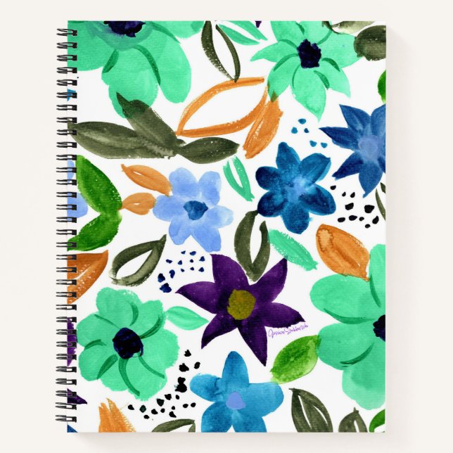 Morning Mint spiral notebook (Front)