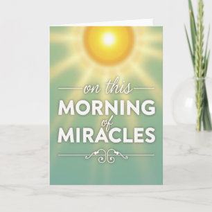 Morning Miracles Hopeful Glow Card