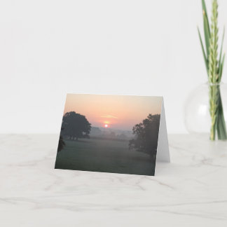 Morning Mist Holiday Card