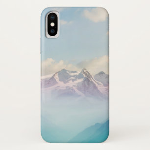 Morning Mist in an Alpine Valley iPhone X Case
