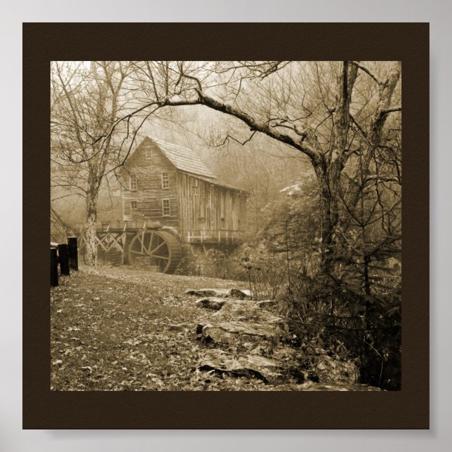 Morning Mist Poster (Front)