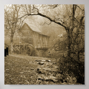 Morning Mist Poster