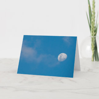 Morning Moon | Zambia, Africa Card