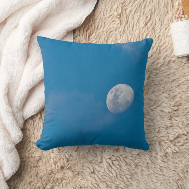 Morning Moon | Zambia, Africa Cushion (Blanket)