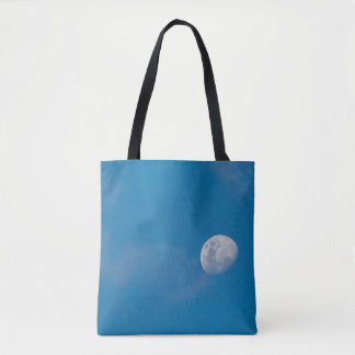 Morning Moon | Zambia, Africa Tote Bag