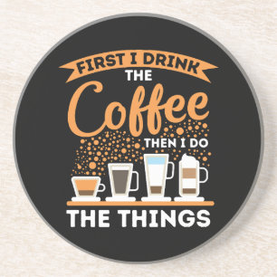 Morning Motivation Boost - Coffee Lover Mantra Coaster