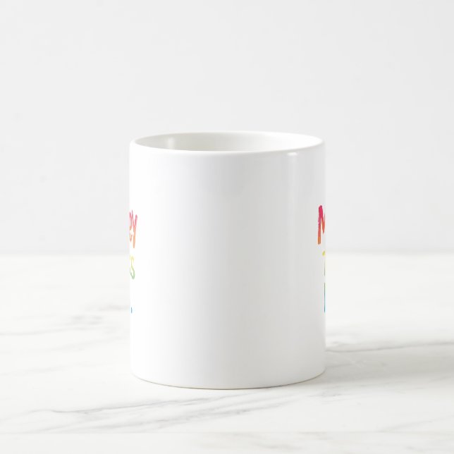 Morning Motivation Mug with Fun Design (Center)