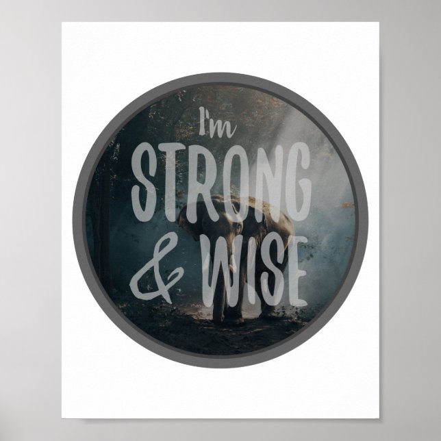 morning motivational words for self acceptance poster (Front)