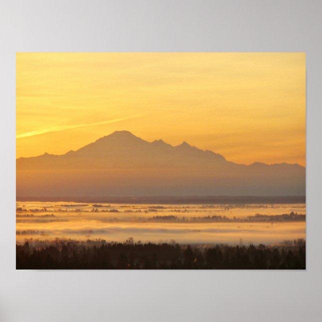 Morning Mountain Magic Poster (Front)