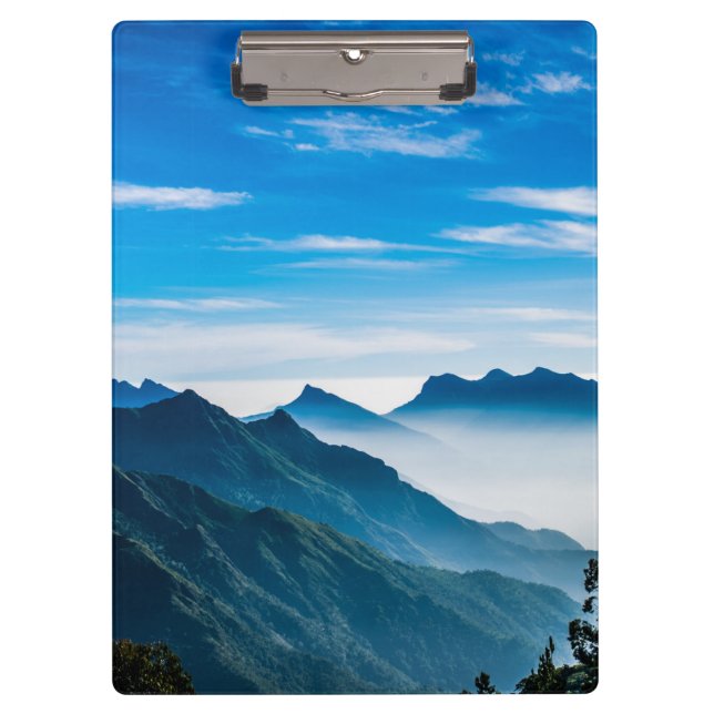Morning Mountain Mist Clipboard (Front)