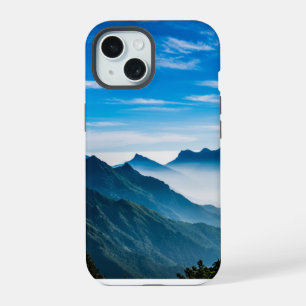 Morning Mountains Mist Landscape iPhone 15 Case