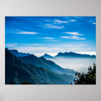 Morning Mountains Mist Landscape