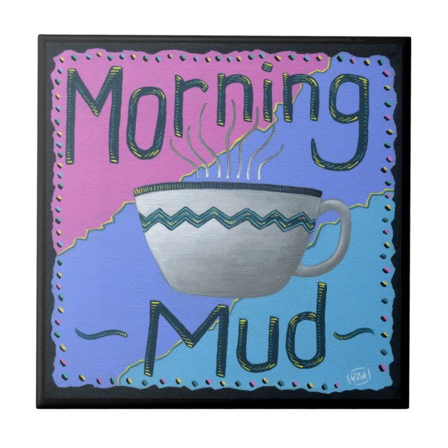 Morning Mud Ceramic Tile (Front)