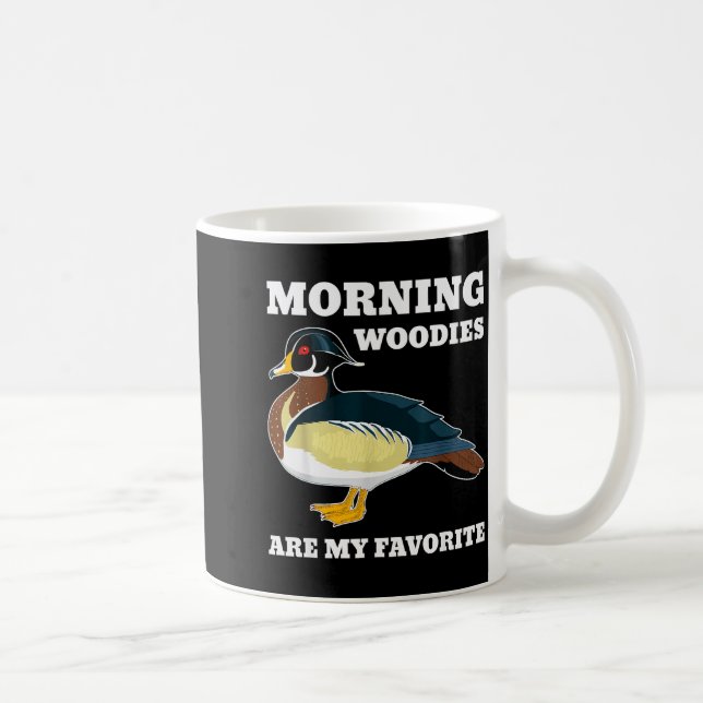 Morning My Favorite Duck Hunting Funny Hunter  Coffee Mug (Right)