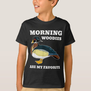 Morning My Favorite Duck Hunting Funny Hunter  T-Shirt