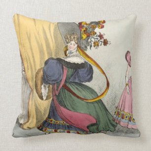 Morning, Noon, Night, published by Thomas McLean, Cushion