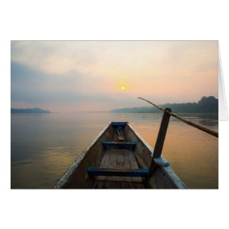Morning off the lake with the boat
