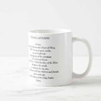 MORNING OFFERING PRAYER MUG