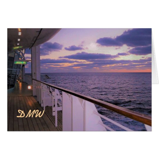 Morning on Deck Blank Note Cards