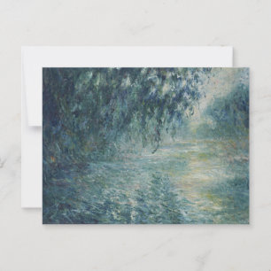 Morning on the Seine Monet Postcard
