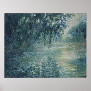 Morning on the Seine Monet Poster