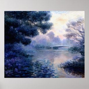 Morning on the Seine near Giverny Poster