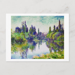 Morning on the Seine, near Vetheuil Claude Monet Postcard