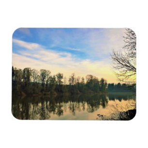 Morning on the Willamette River, OR Magnet