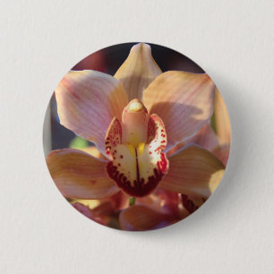 Morning Orchid 6 Cm Round Badge