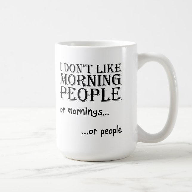 Morning People Mug (Right)