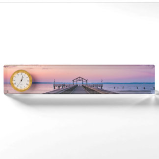 Morning Pier Nameplate