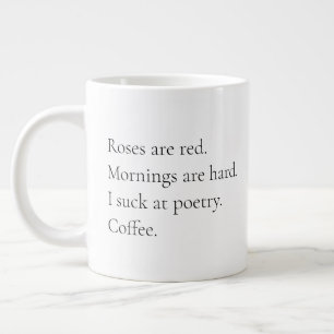 Morning Poetry Large Coffee Mug