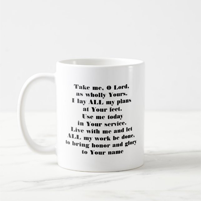 Morning Prayer  Coffee Mug (Left)