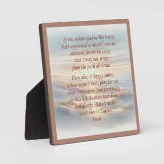 Morning Prayer Plaque with Easel