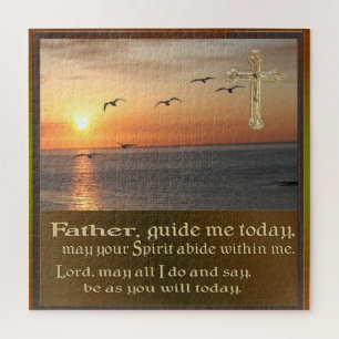 morning Prayer poster Jigsaw Puzzle