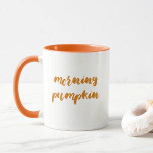 morning pumpkin mug