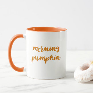 morning pumpkin mug