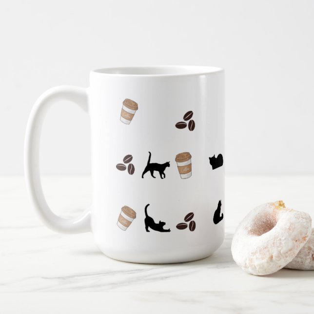 Morning Purrfection Cup (With Donut)