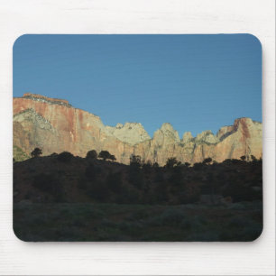 Morning Red Rocks at Zion National Park Mouse Pad