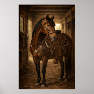 Morning Ride   Horse Art   Poster