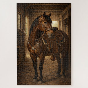 Morning Ride   Horse Art   Puzzle