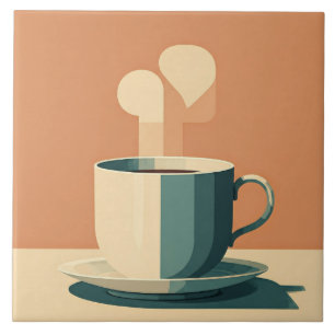 Morning Ritual Ceramic Tile